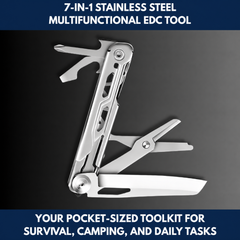 9-in-1 Stainless Steel Multifunctional EDC Tool view 3