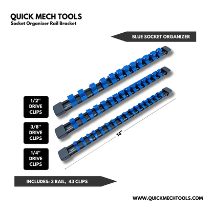 Socket Organizer Rail Bracket