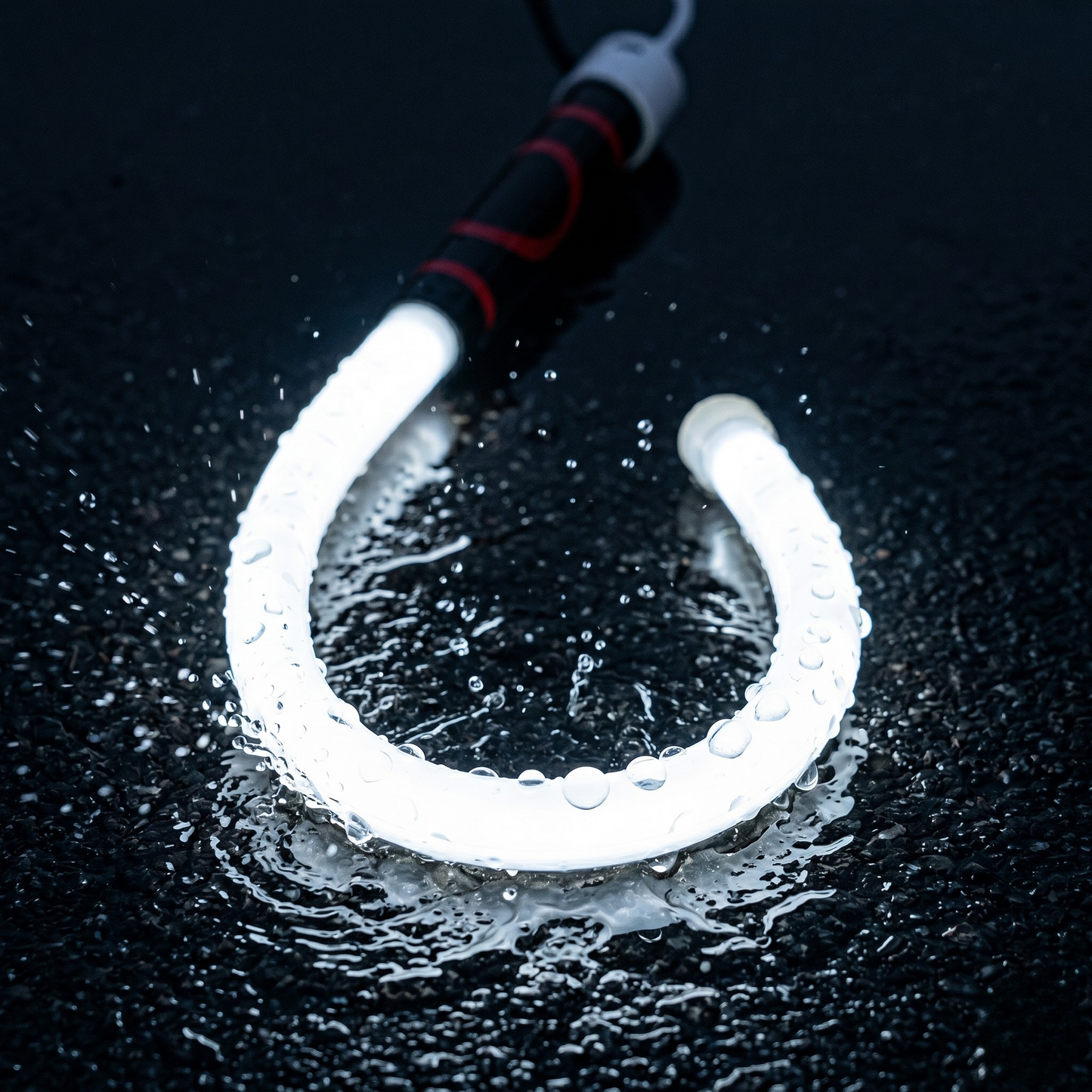 QuickMech™ 27" Bendable LED Flexible Work Light — 360° Wrap-Around Mechanic Inspection Lamp | USB-C Rechargeable | 3 Brightness Modes | 7-Hour Runtime
