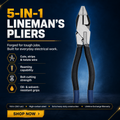 MAXIMUM 5-in-1 Lineman's Pliers