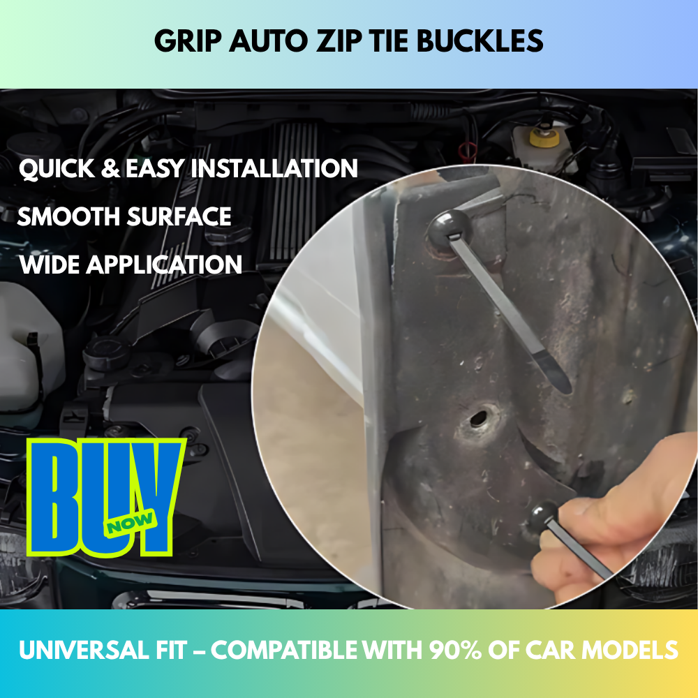 Grip Auto Zip Tie Buckles