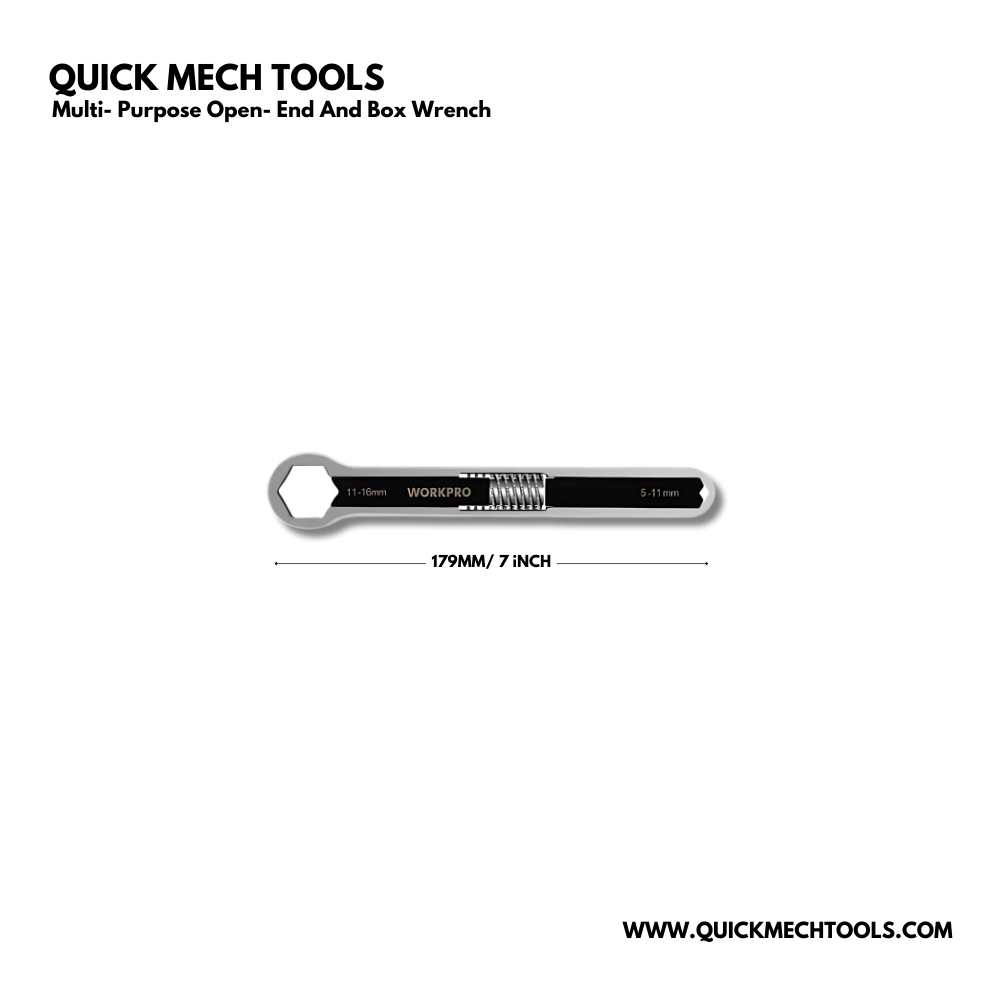 Multi-Purpose Open-End And Box Wrench