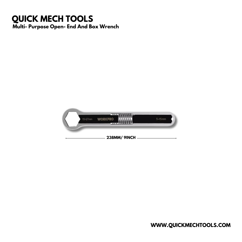 Multi-Purpose Open-End And Box Wrench