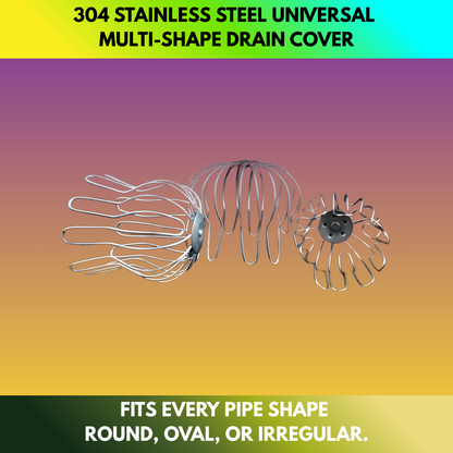 304 Stainless Steel Universal Multi-Shape Drain Cover