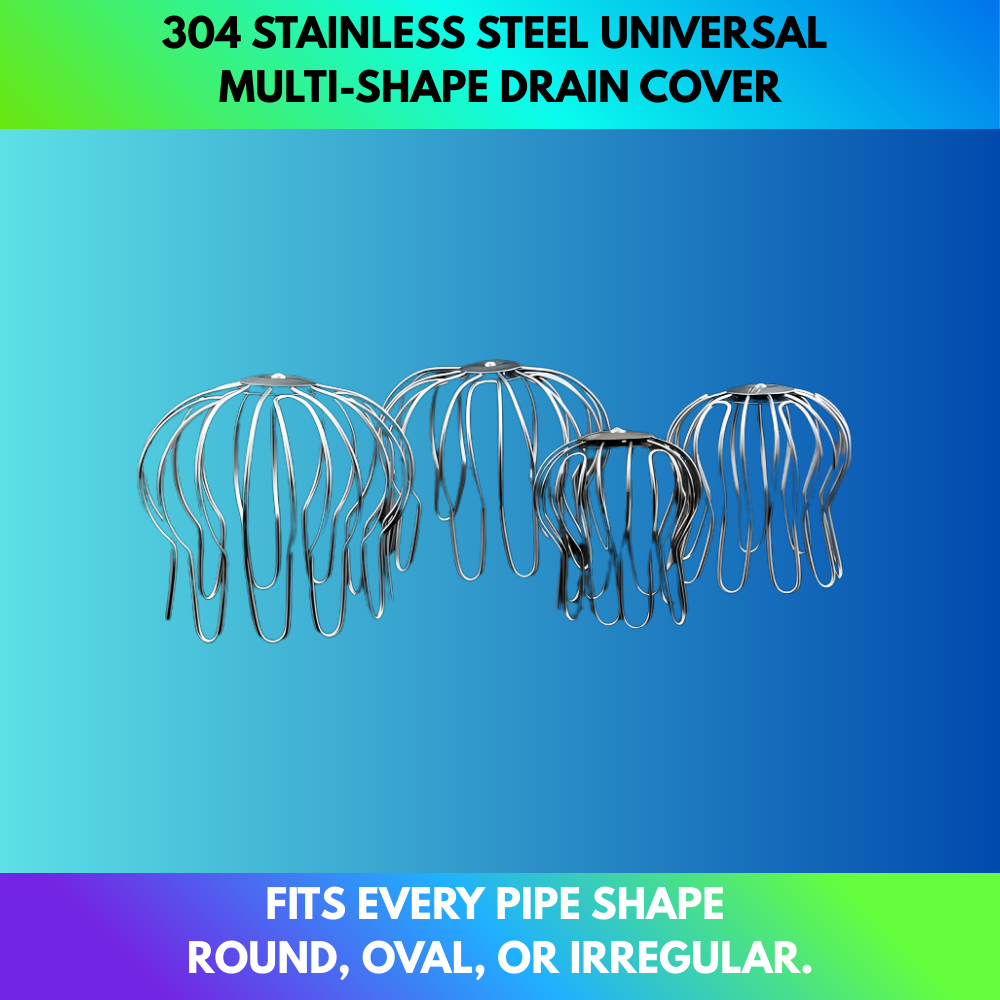 304 Stainless Steel Universal Multi-Shape Drain Cover