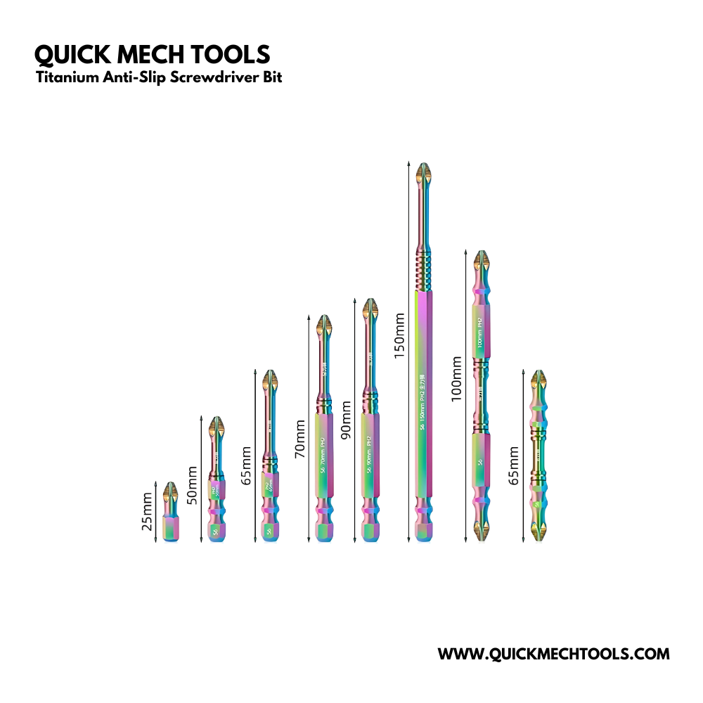 Titanium Anti-Slip Screwdriver Bit