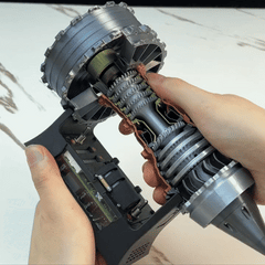 Turbofan Engine Model Airplane Engine Creative Gift view 8