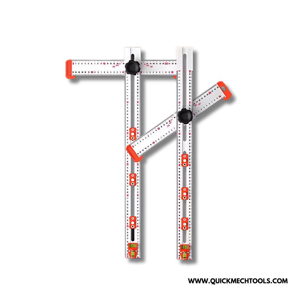 High Precision Universal Woodworking Adjustable Angle Square and T-Squ ...