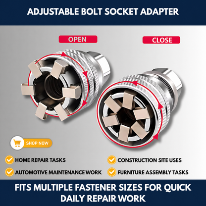 Adjustable Bolt Socket Adapter
