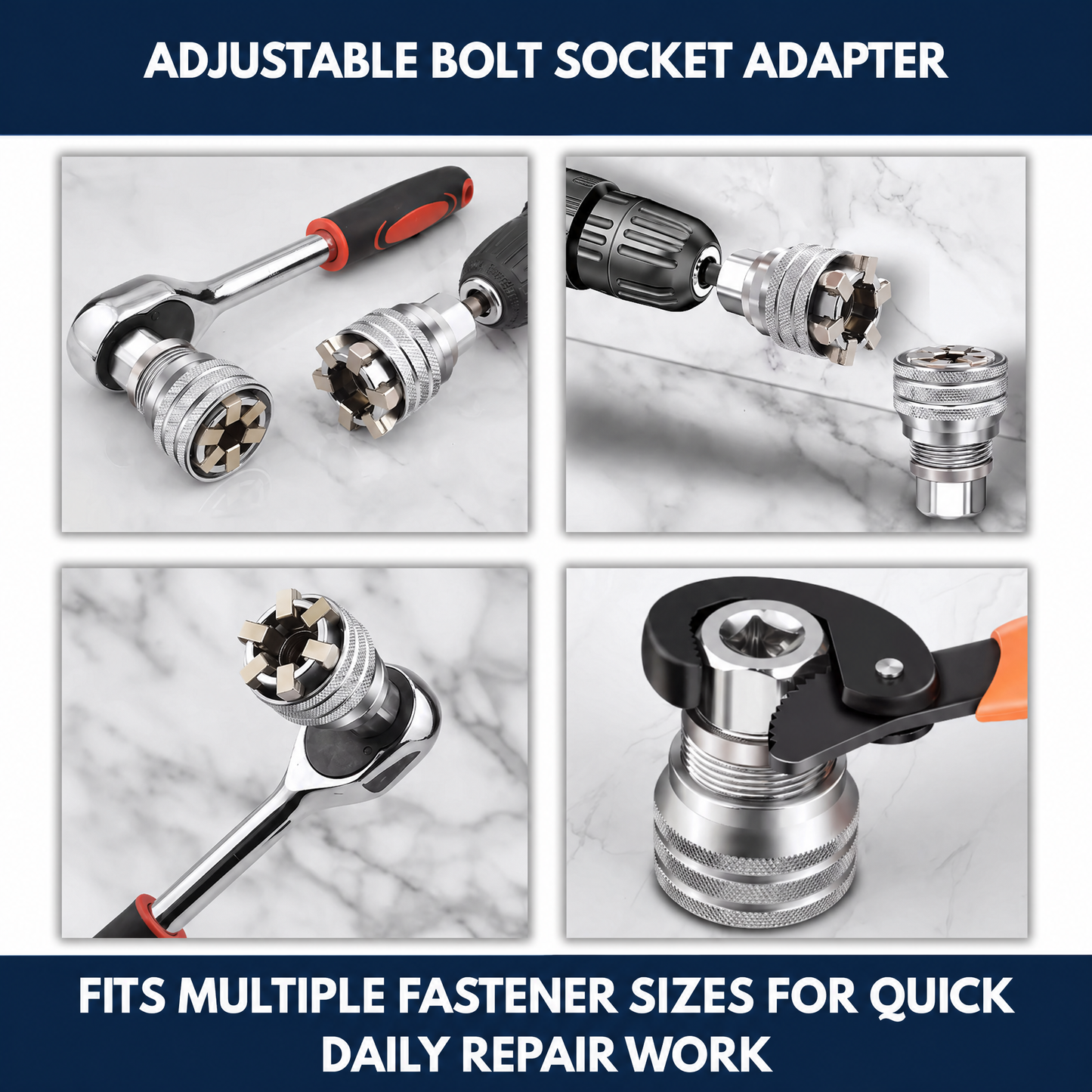 Adjustable Bolt Socket Adapter