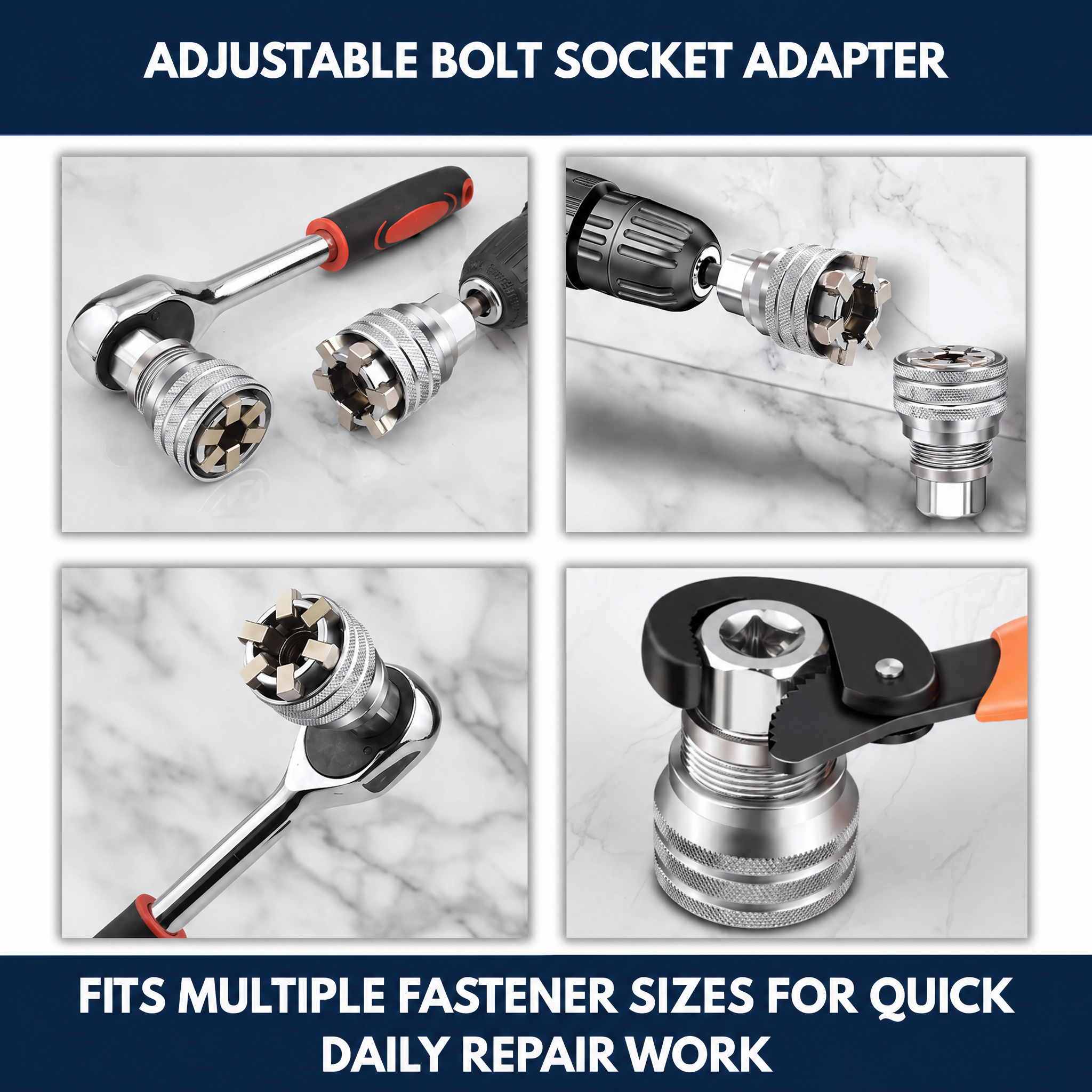 Adjustable Bolt Socket Adapter