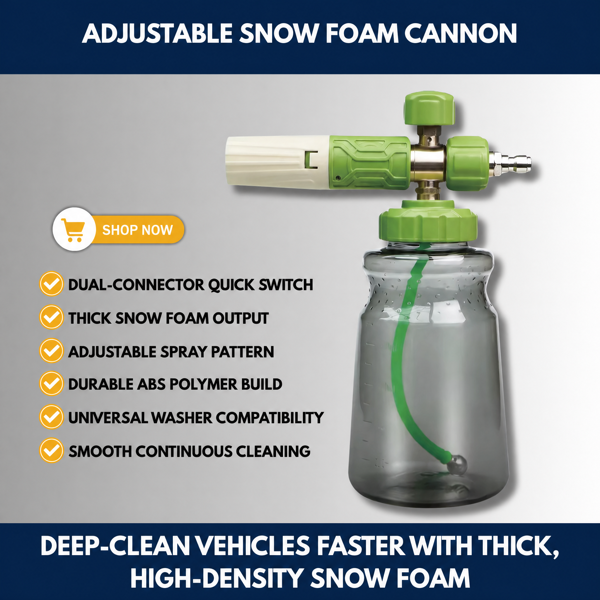 Adjustable Snow Foam Cannon