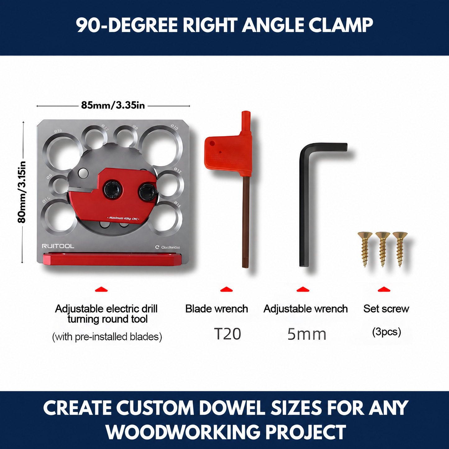 Adjustable Wood Dowel Maker