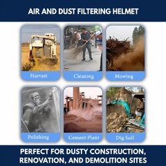Air And Dust Filtering Helmet view 5