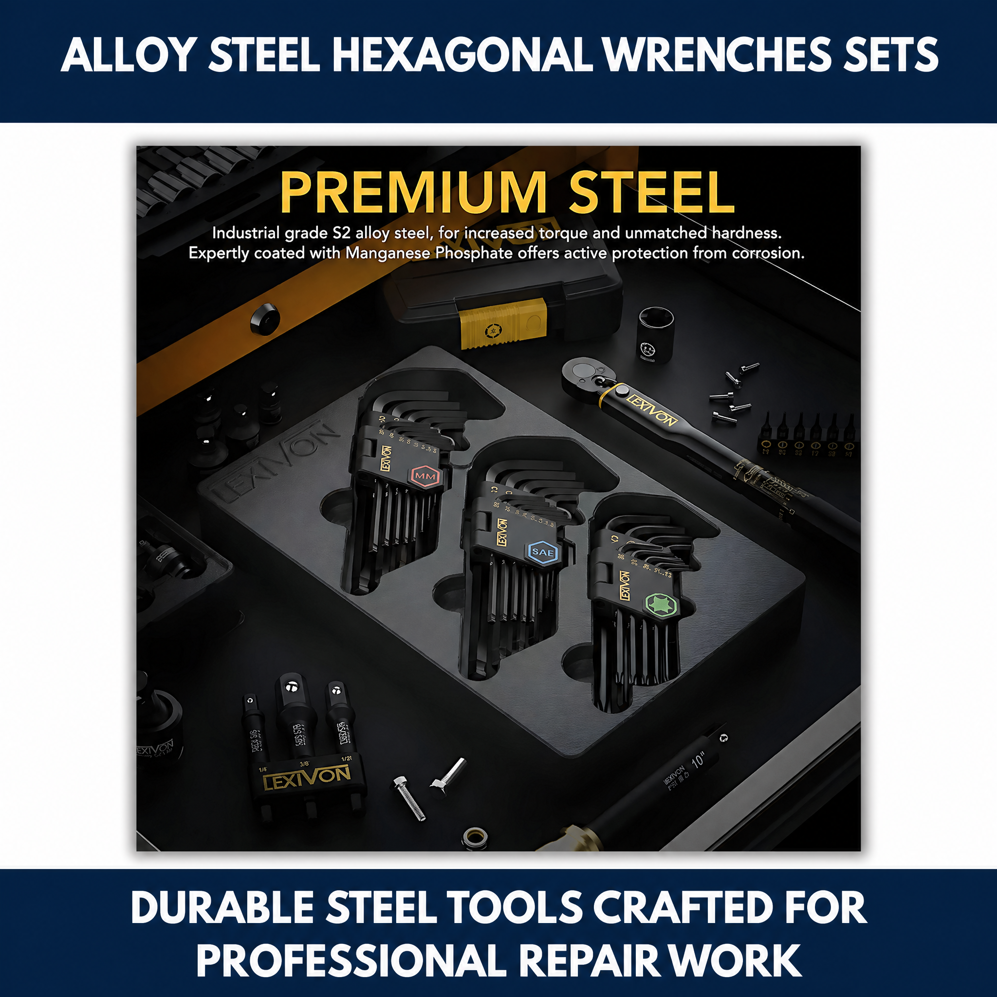 Alloy Steel Hexagonal Wrenches Sets