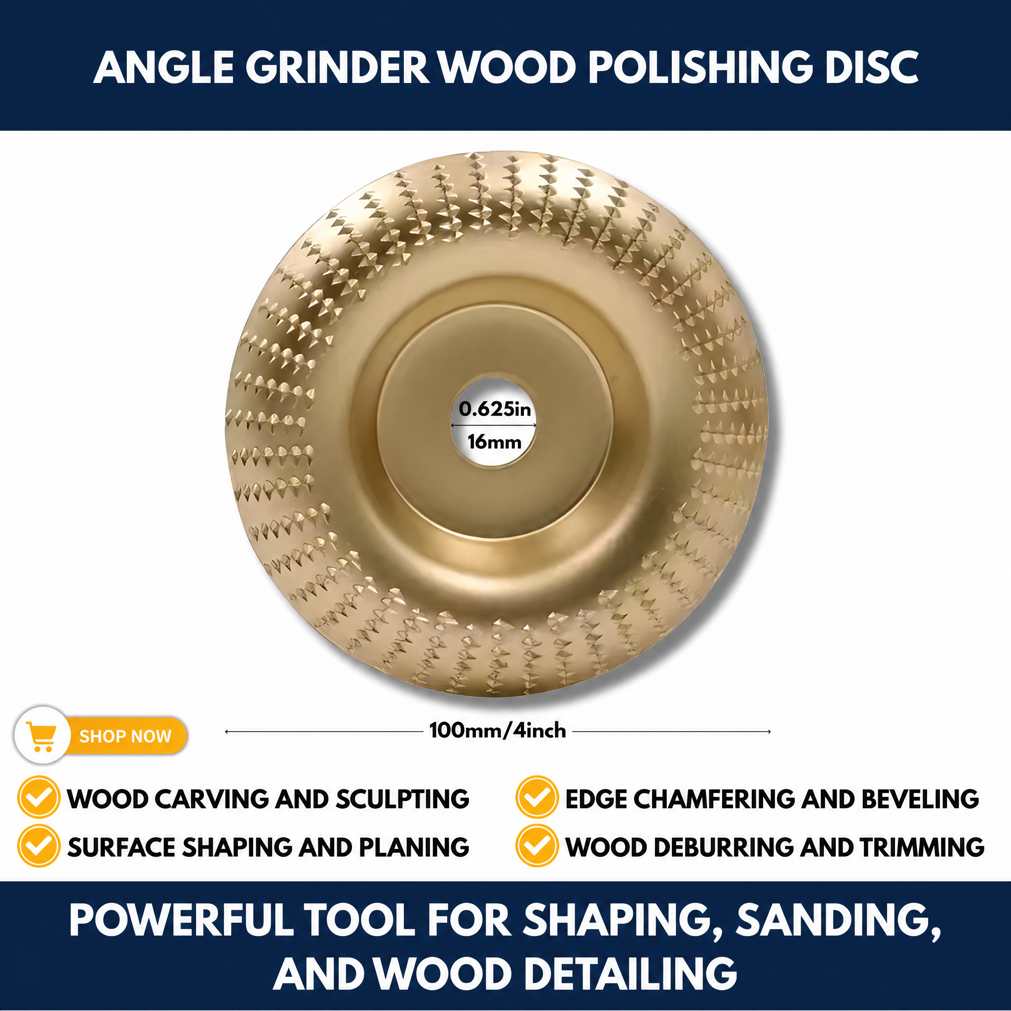 Angle Grinder Wood Polishing Disc
