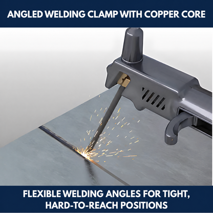 Angled Welding Clamp with Copper Core