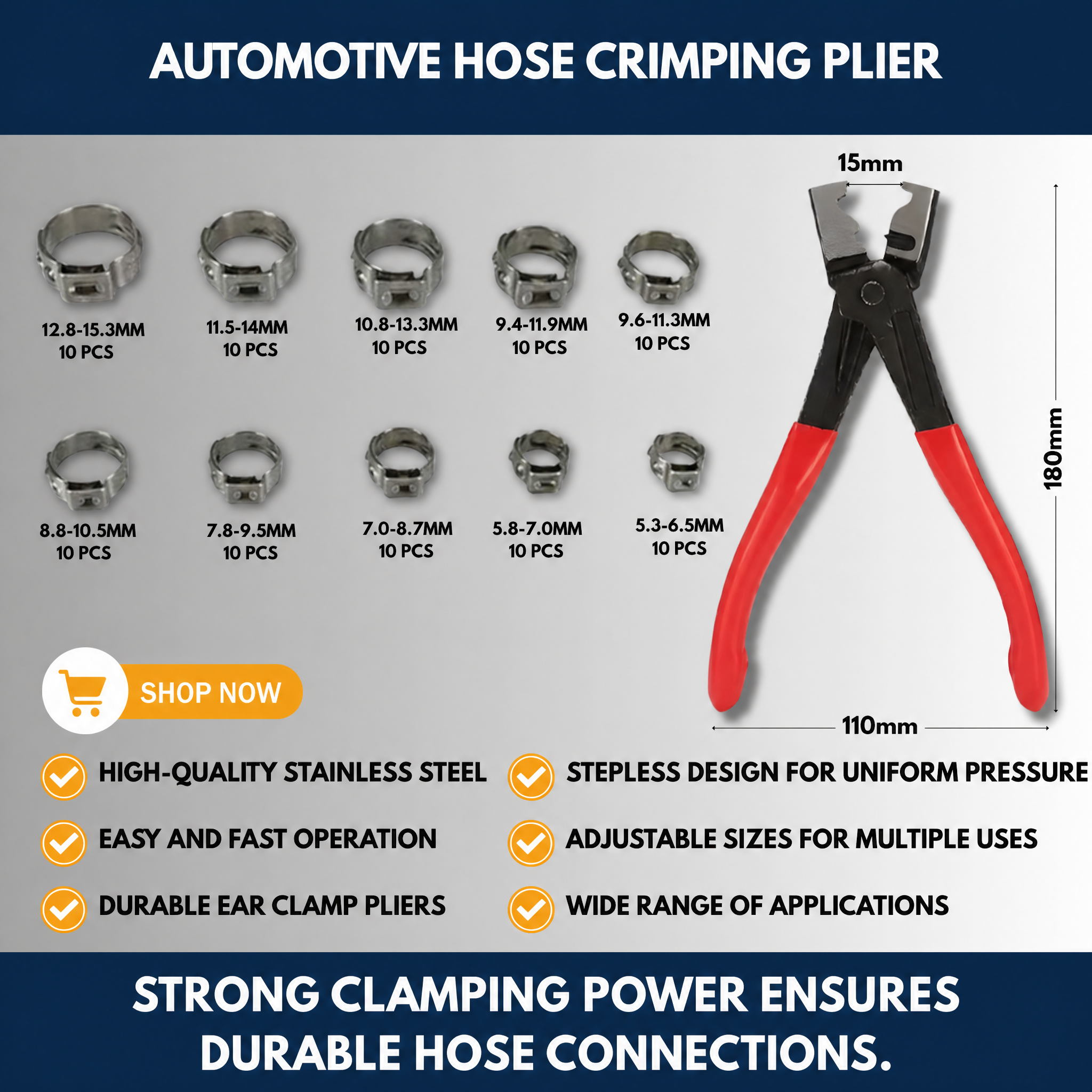 Automotive Hose Crimping Plier