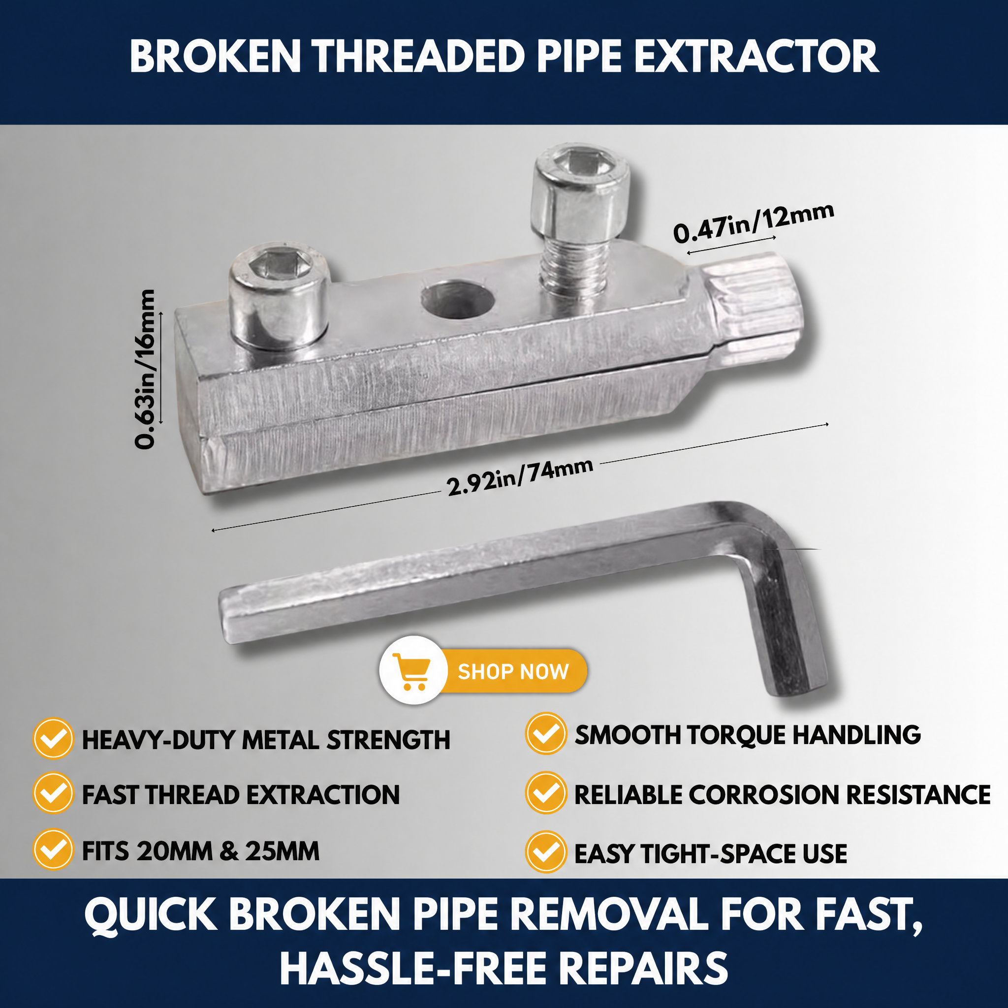 Broken Threaded Pipe Extractor
