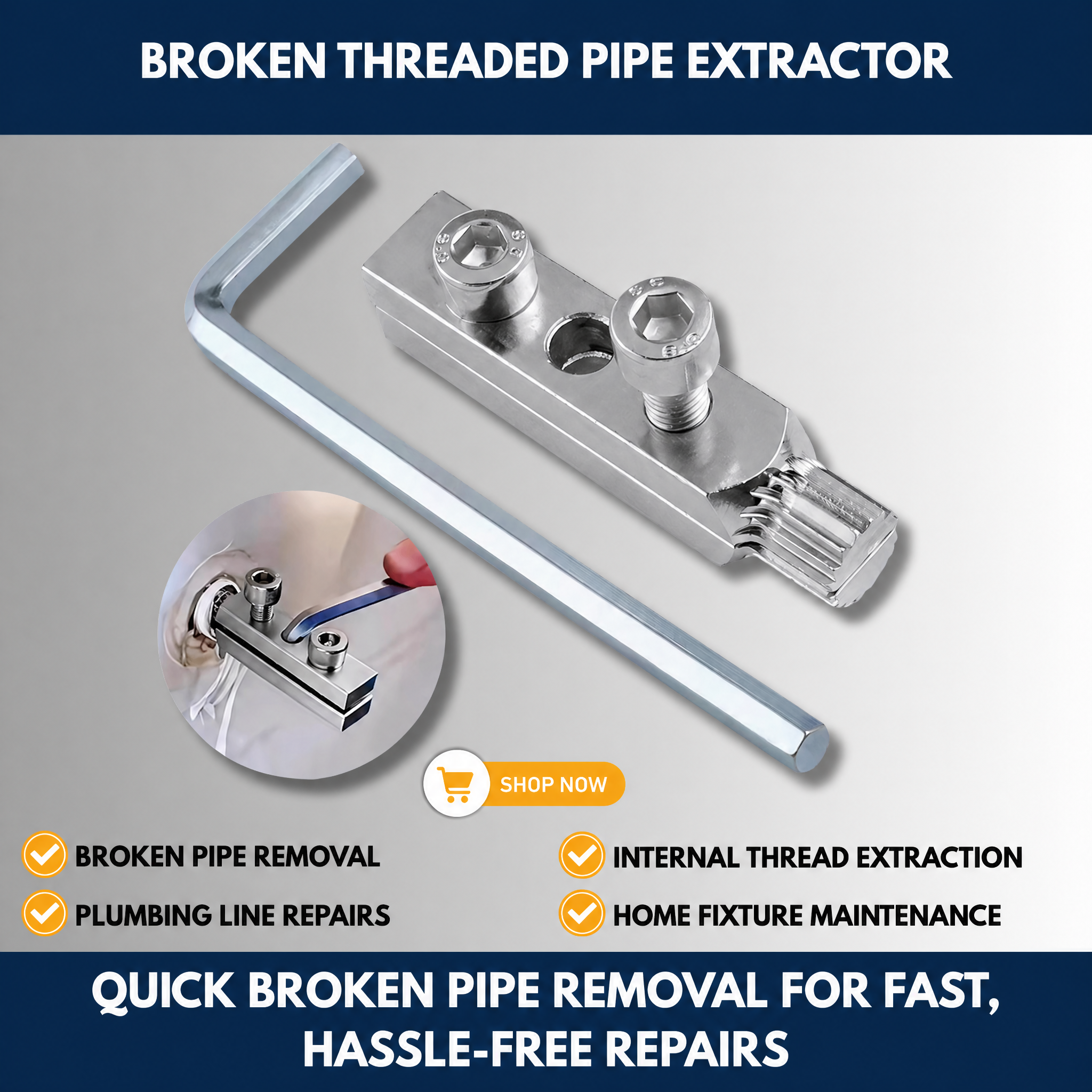 Broken Threaded Pipe Extractor