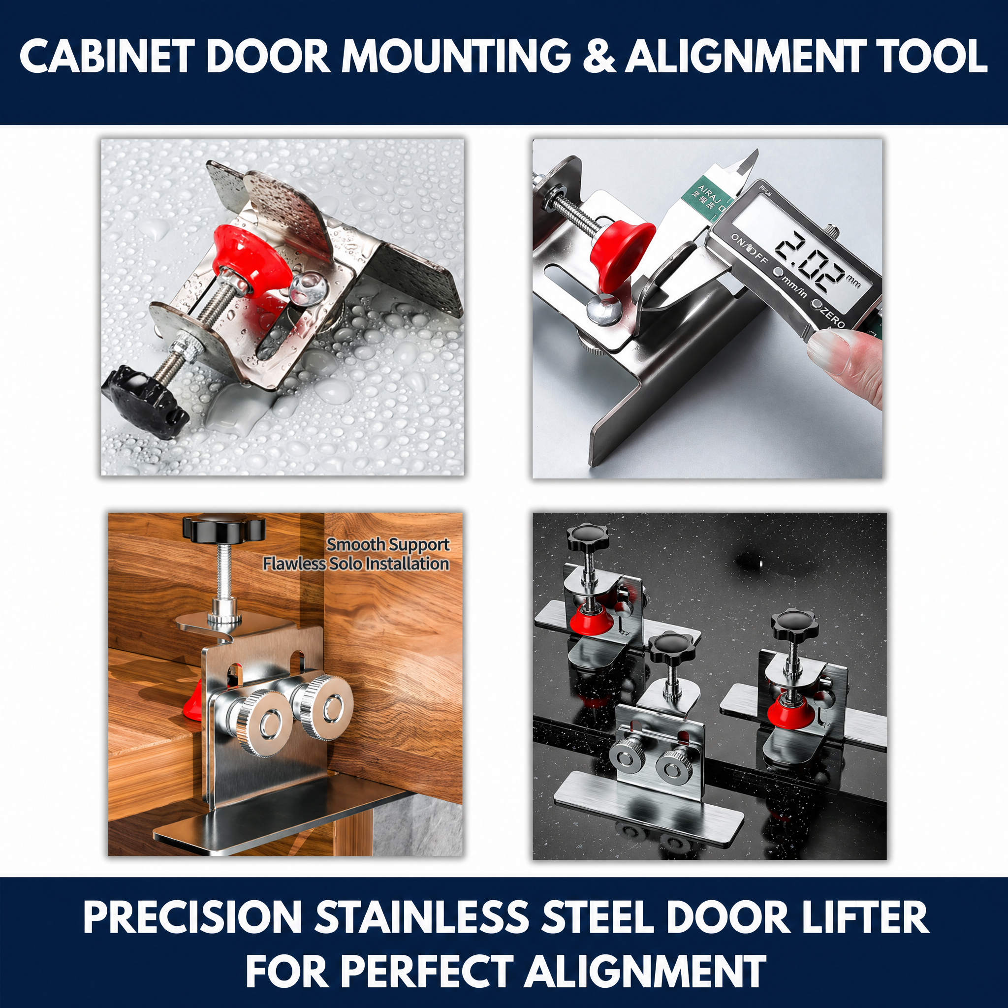 Cabinet Door Mounting & Alignment Tool