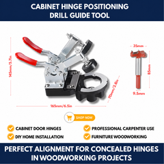 Cabinet Hinge Positioning Drill Guide Tool view 3