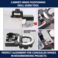 Cabinet Hinge Positioning Drill Guide Tool view 4