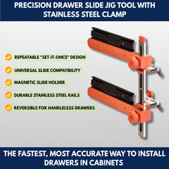 Cabinet Rail Positioning & Drilling Guide view 4