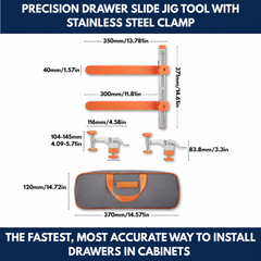 Cabinet Rail Positioning & Drilling Guide view 7