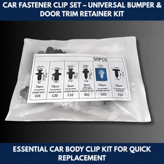 Car Fastener Clip Set – Universal Bumper & Door Trim Retainer Kit view 2