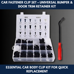 Car Fastener Clip Set – Universal Bumper & Door Trim Retainer Kit view 8