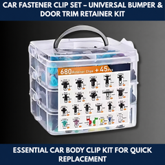 Car Fastener Clip Set – Universal Bumper & Door Trim Retainer Kit view 9