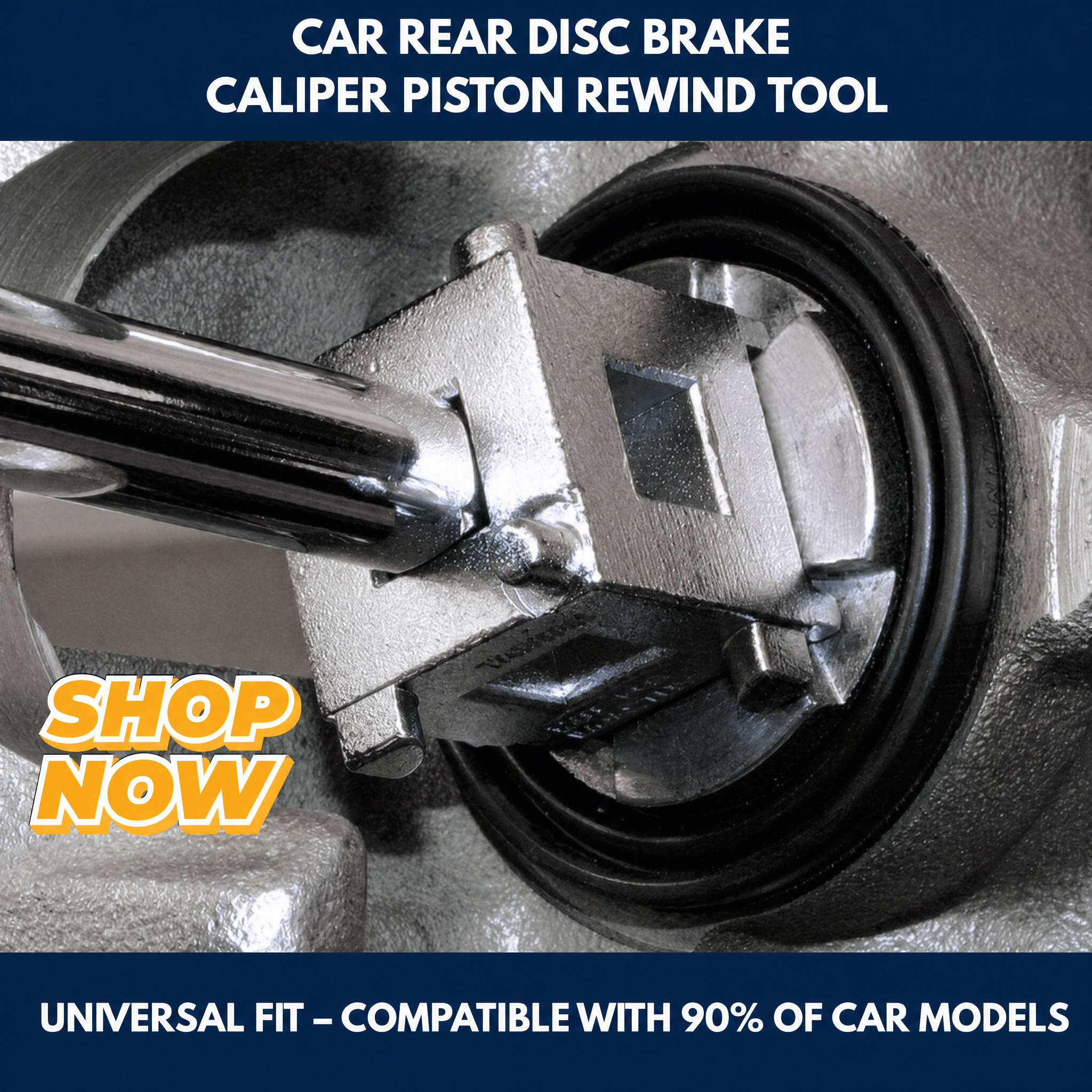 Car Rear Disc Brake Caliper Piston Rewind Tool
