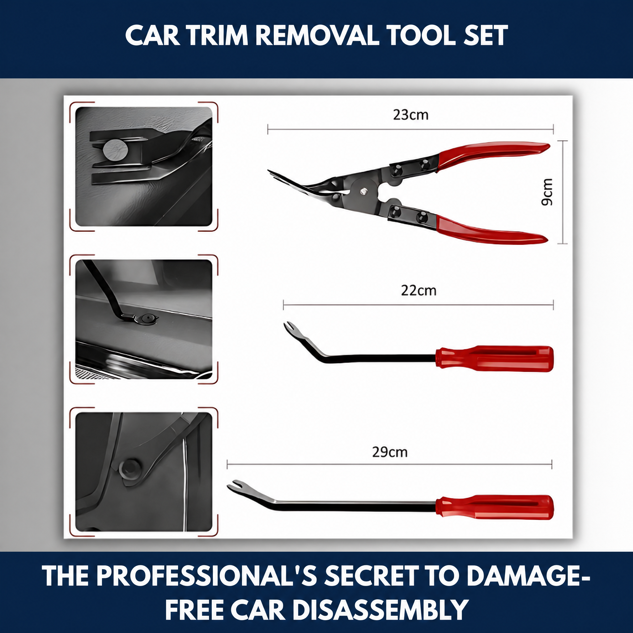 Car Trim Removal Tool Set