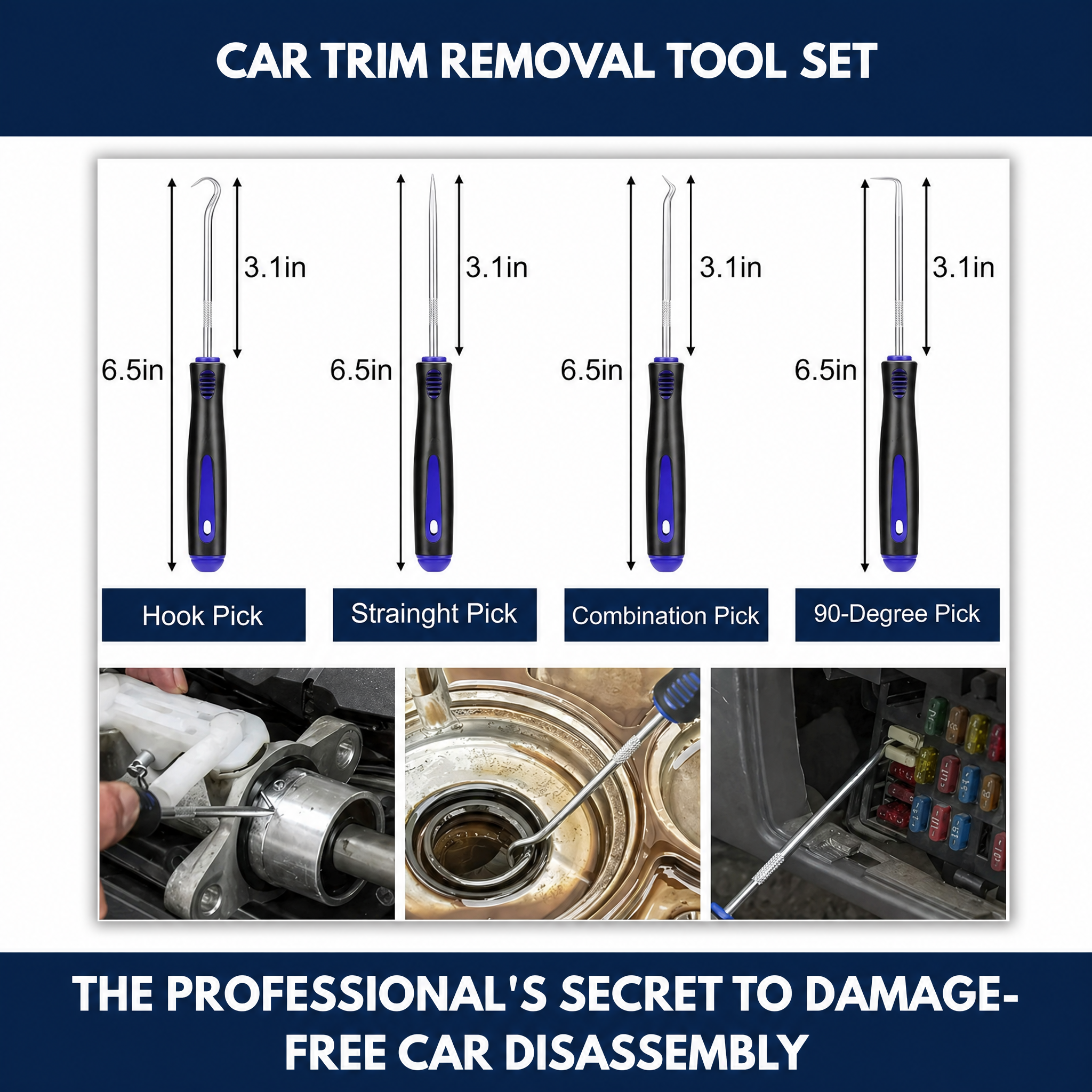 Car Trim Removal Tool Set