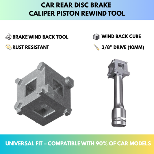 Car Rear Disc Brake Caliper Piston Rewind Tool
