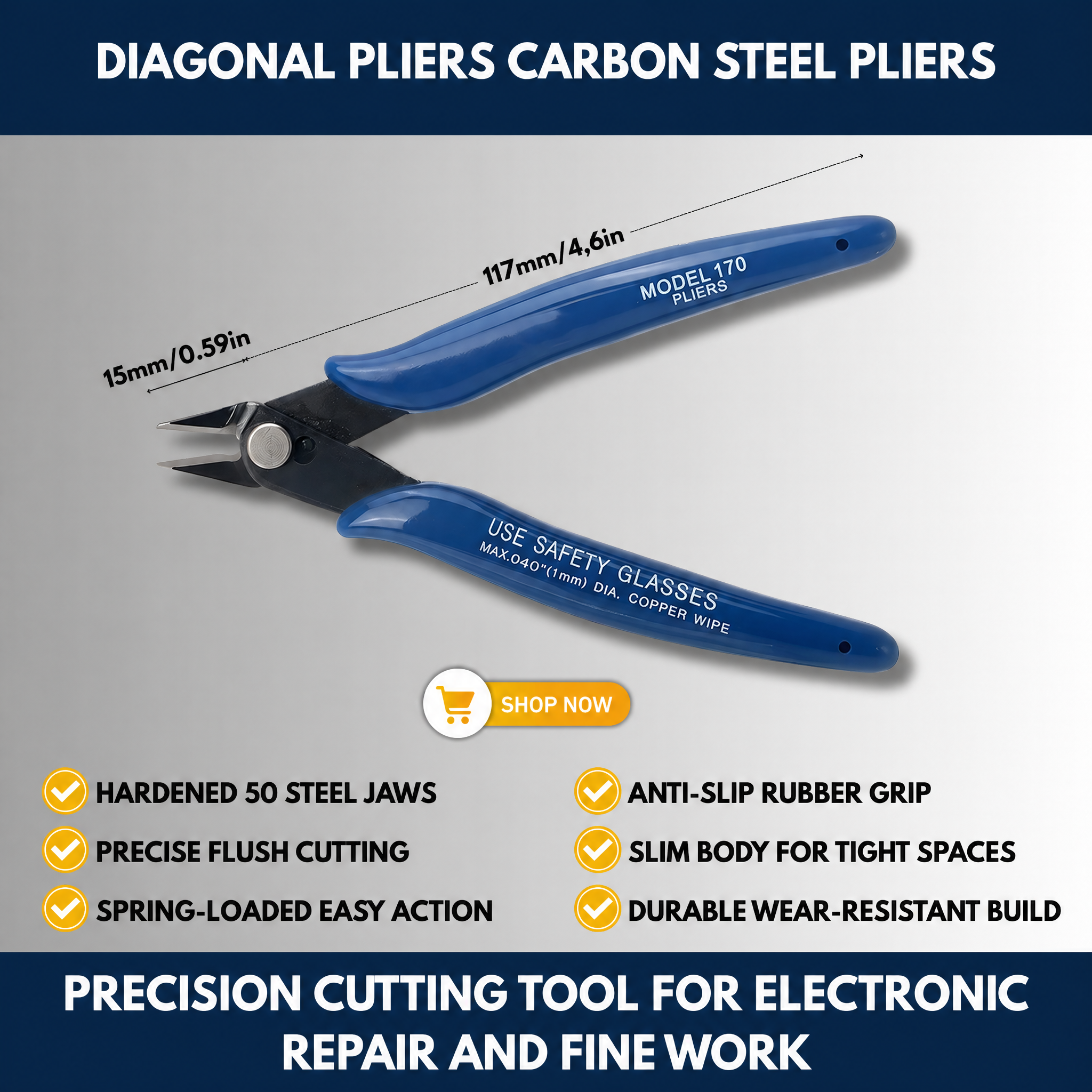 Diagonal Pliers Carbon Steel Pliers