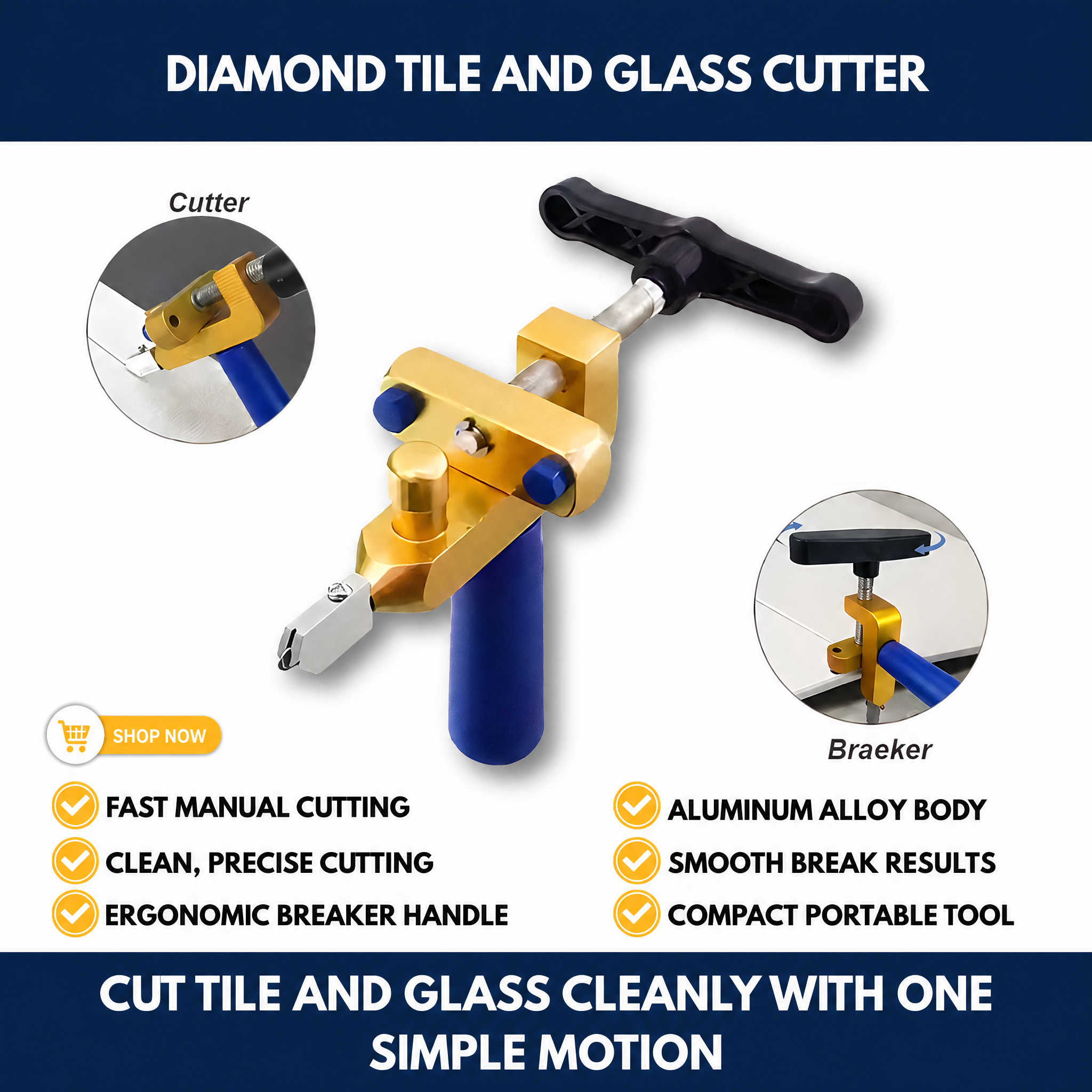 Diamond Tile And Glass Cutter