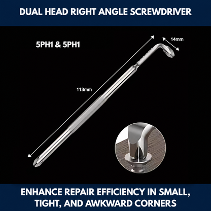 Dual Head Right Angle Screwdriver
