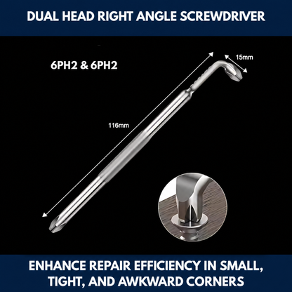 Dual Head Right Angle Screwdriver