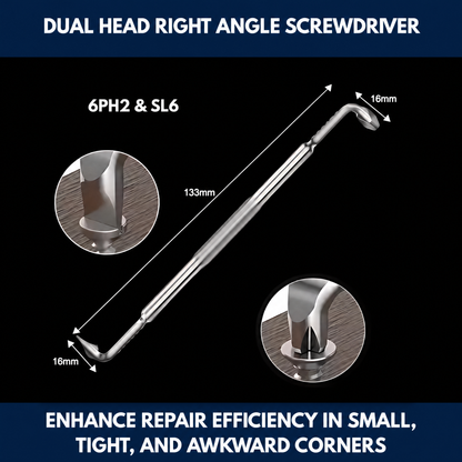 Dual Head Right Angle Screwdriver