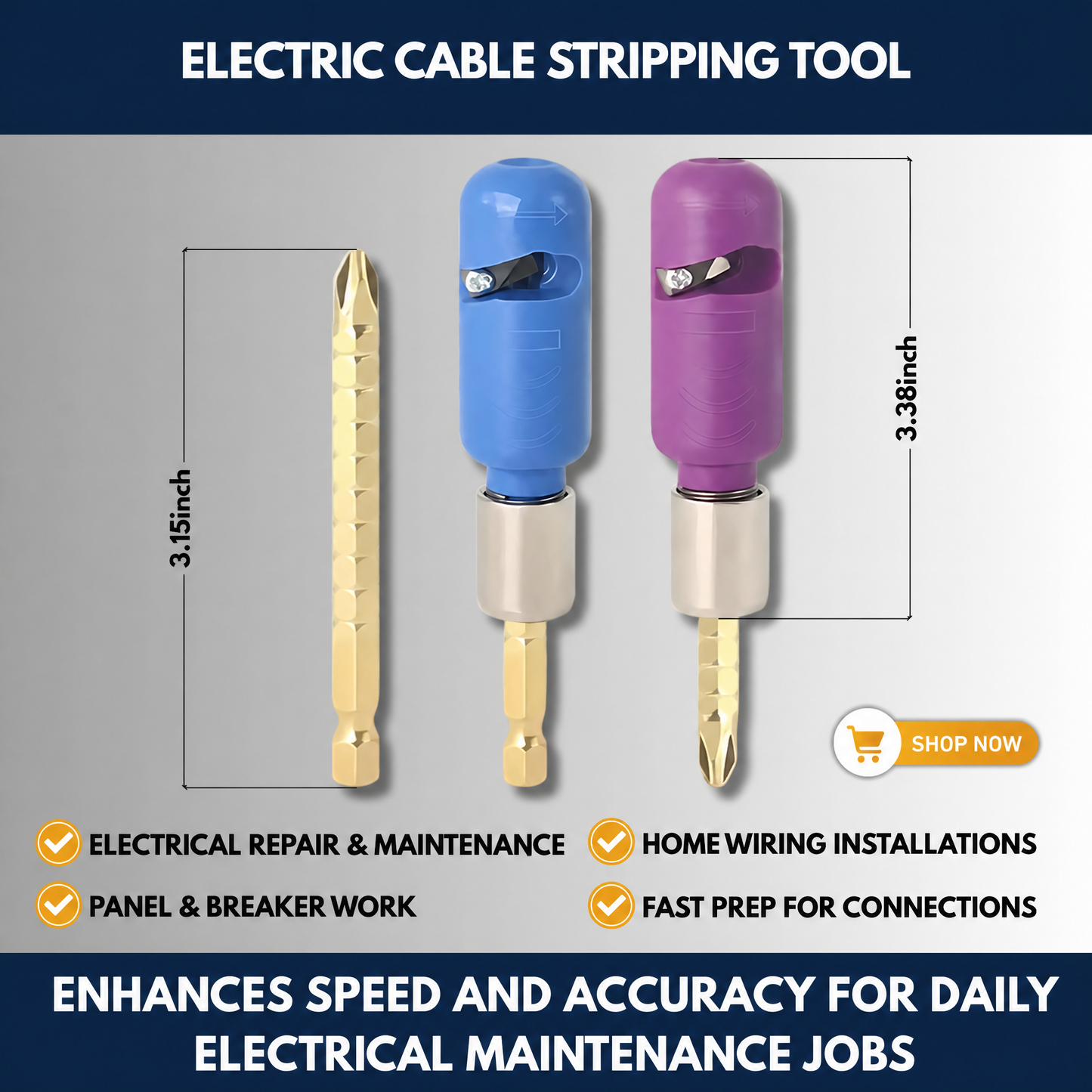 Electric Cable Stripping Tool