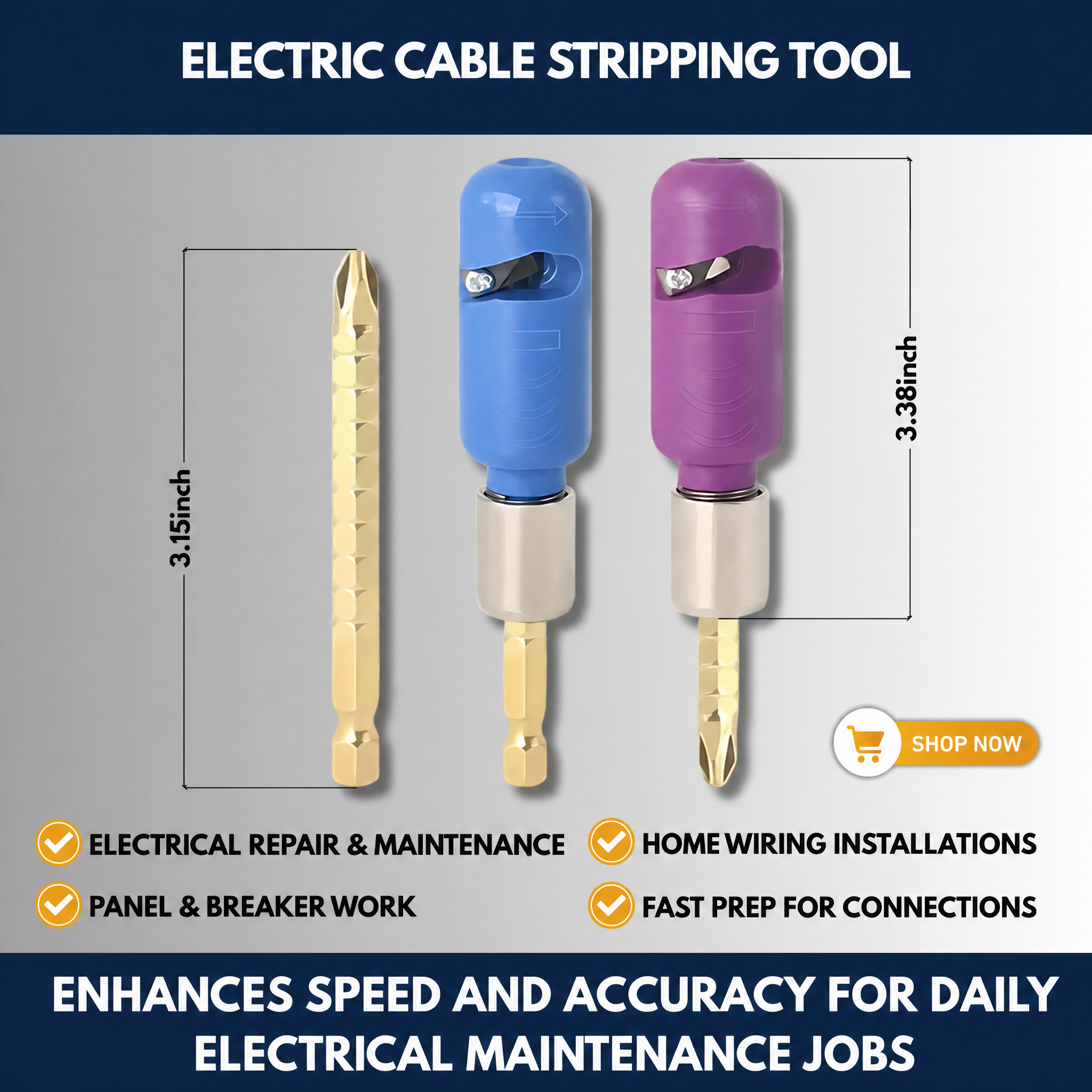 Electric Cable Stripping Tool