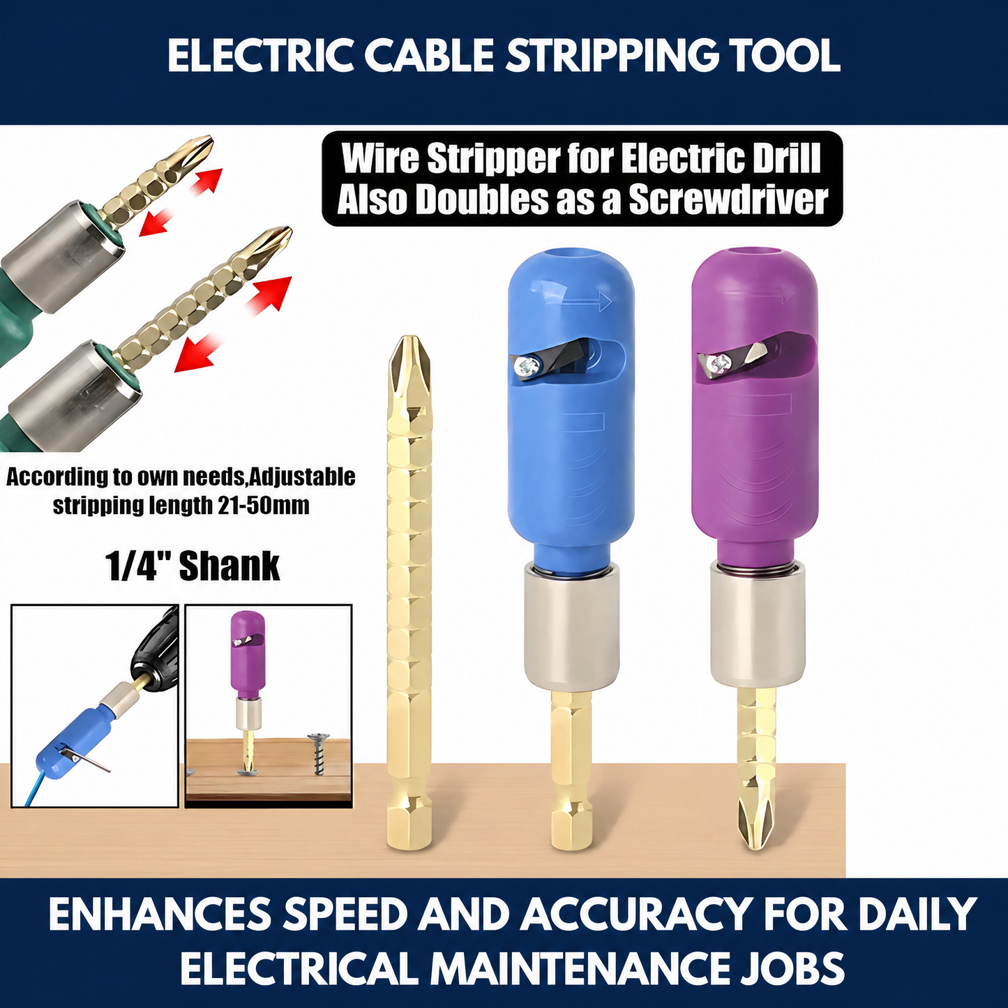Electric Cable Stripping Tool