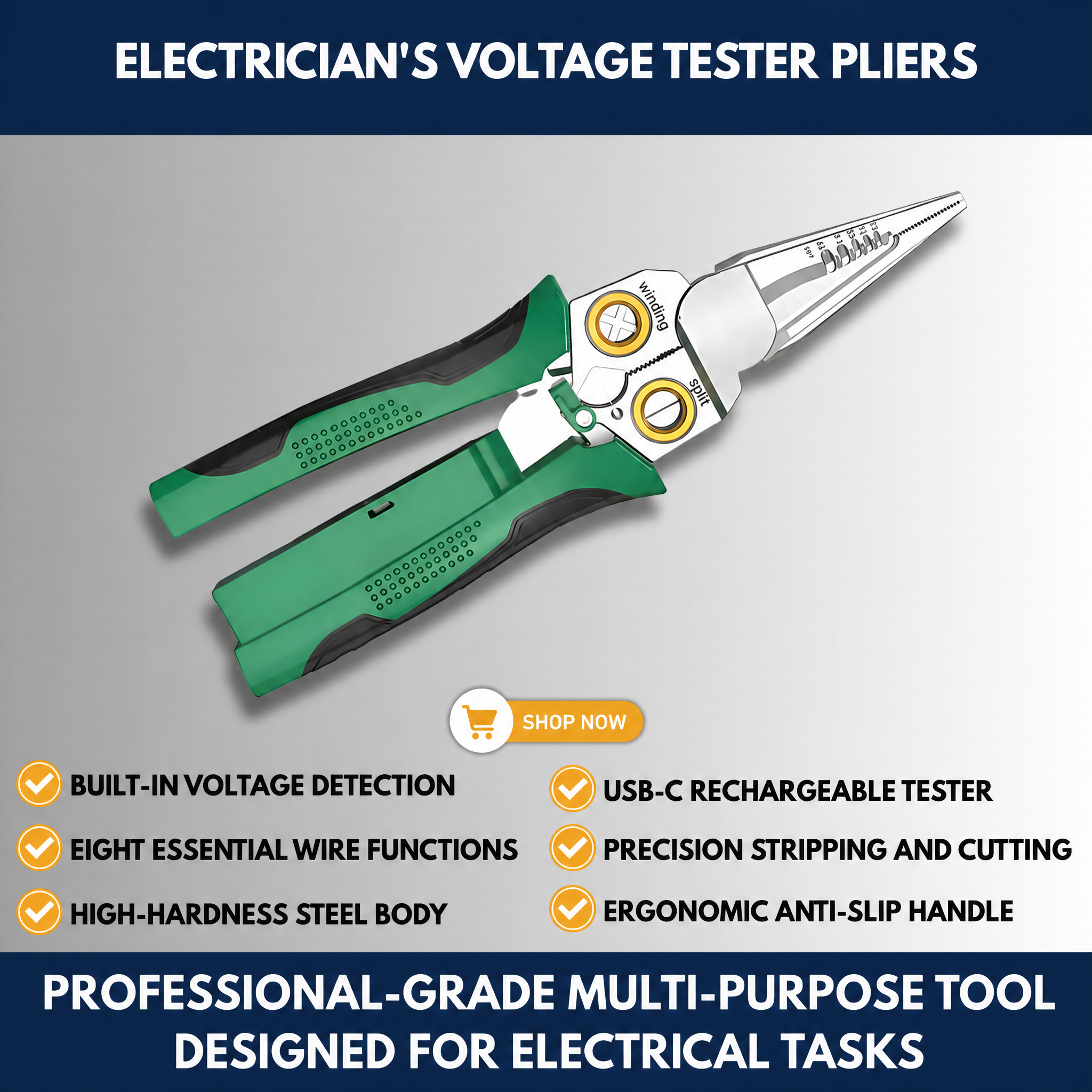 Electrician's Voltage Tester Pliers
