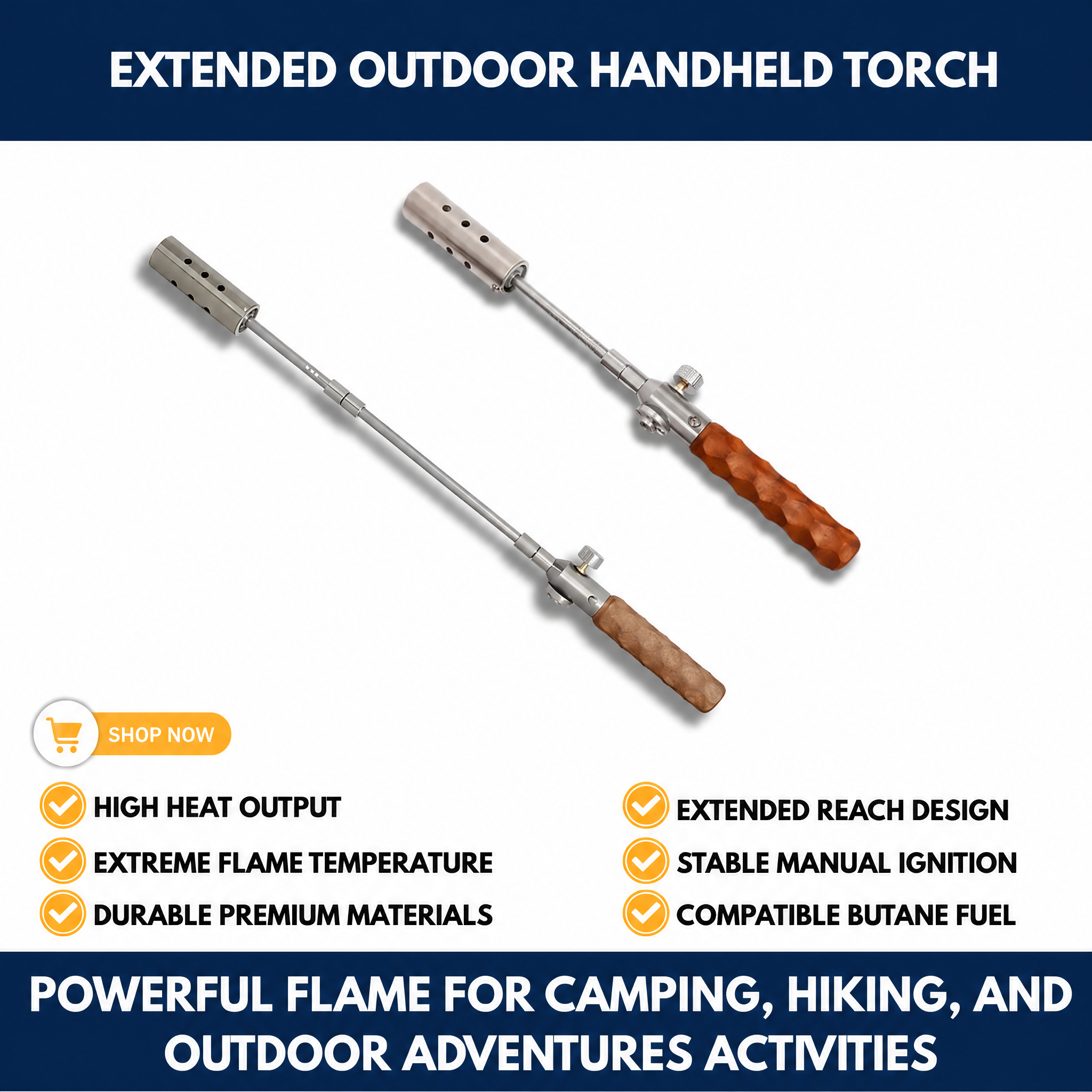 Extended Outdoor Handheld Torch