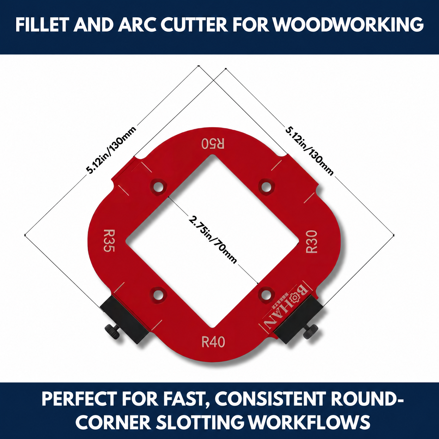 Fillet And Arc Cutter For Woodworking