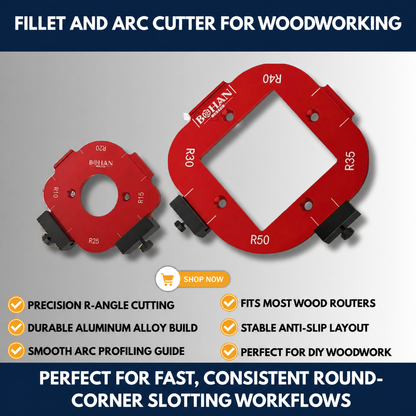 Fillet And Arc Cutter For Woodworking