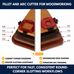 Fillet And Arc Cutter For Woodworking view 6