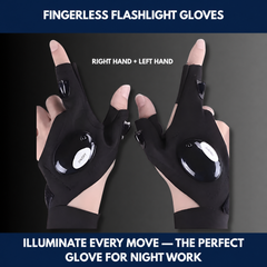 Fingerless Flashlight Gloves view 2